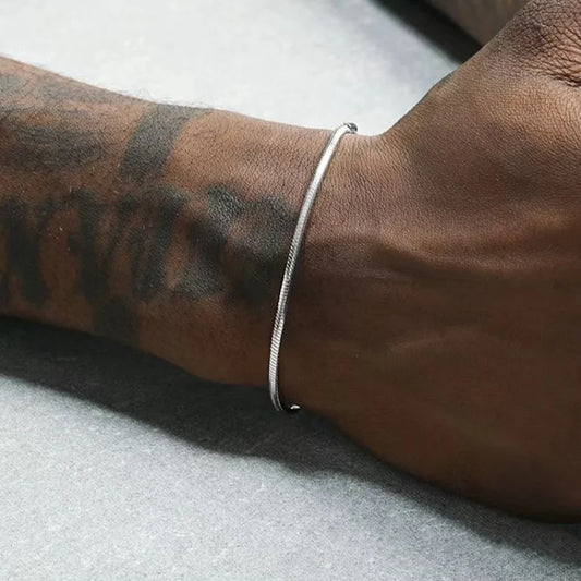 Silver Snake Chain Bracelet